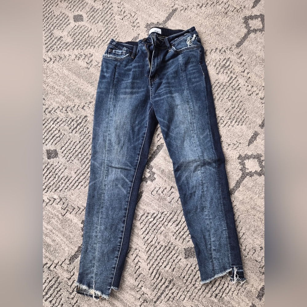 Velvet Skinny Jeans in Faded Indigo Blue